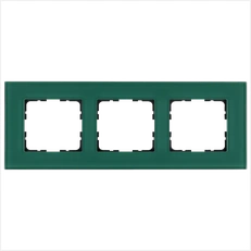 Изображение Рамка 3-постовая, стекло цвет Лазурный